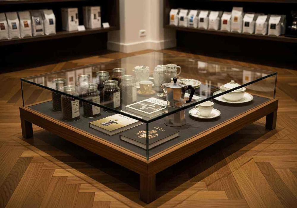 How to Decorate Your Living Room with a Coffee Table with Glass Top Display