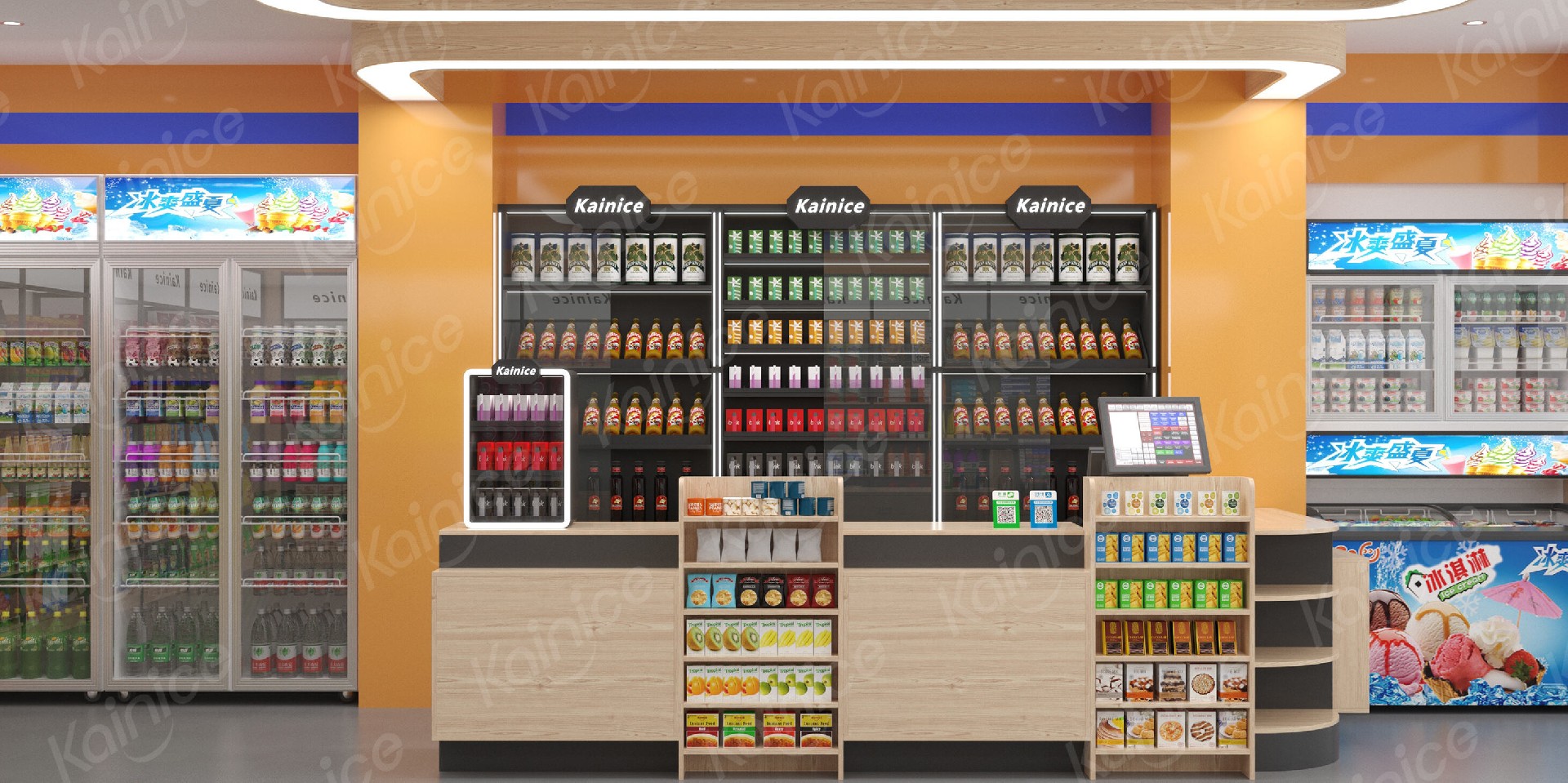 Gondola Shelving Display Racks