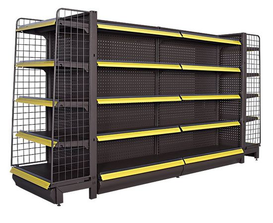 Designing High-Capacity Supermarket Snack Food Gondola Shelving Units