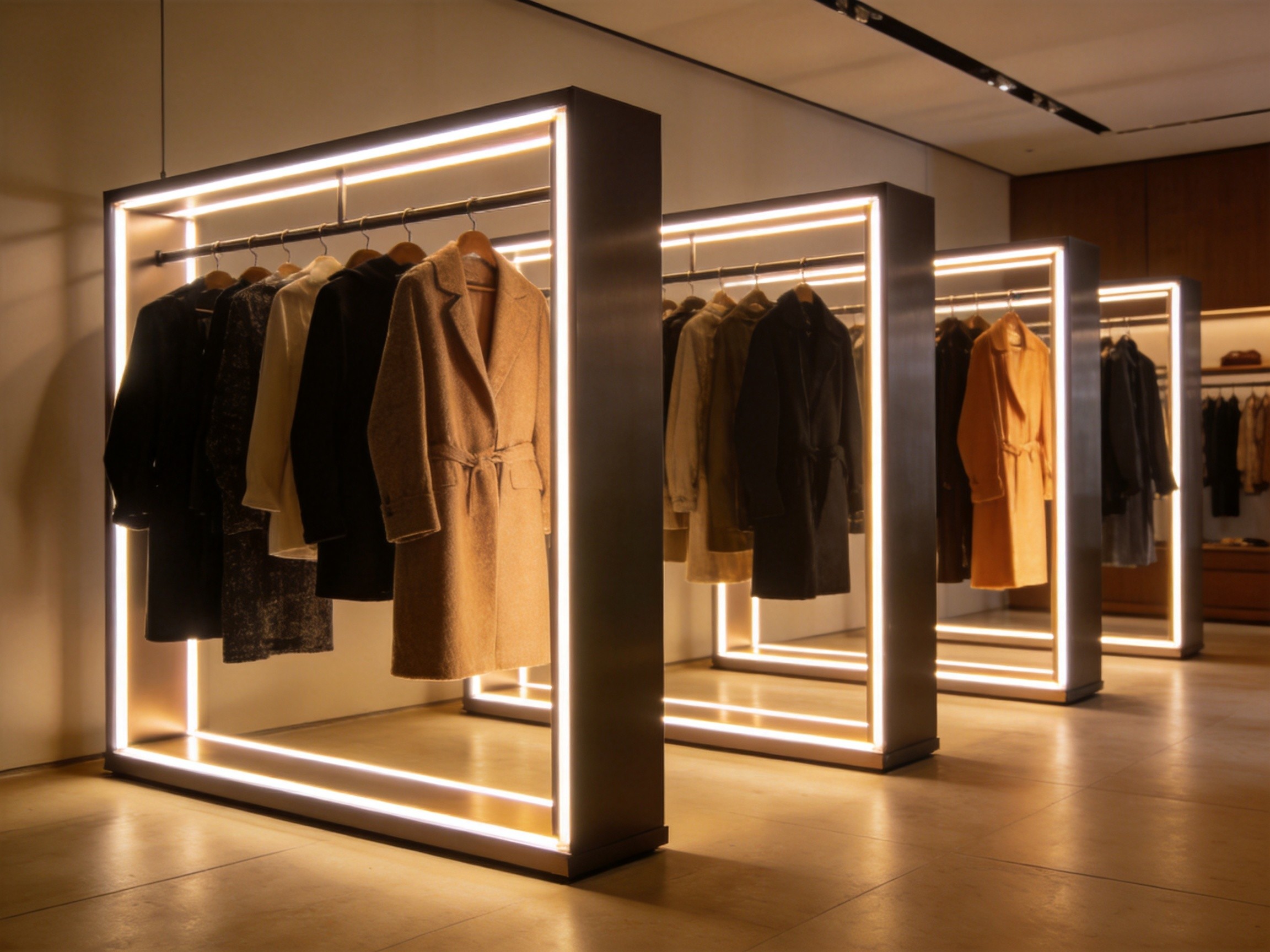 Boost Store Sales with Custom LED Lit Apparel Display Racks: A B2B Procurement Guide